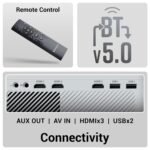 ZEBRONICS PIXAPLAY 58, Smart Projector, 12000 Lumens, 4K Support, 210 Inch Screen Size, Quad Core Processor, Bluetooth, HDMI, USB, WiFi, AUX, 1080p Native, APP Support - Image 2