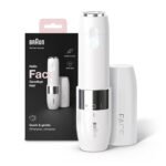Braun Face Mini Hair Remover FS1000 Cordless for Women Cordless Epilator (White)