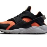 NIKE Running Shoes For Men (Black, Orange , 6)