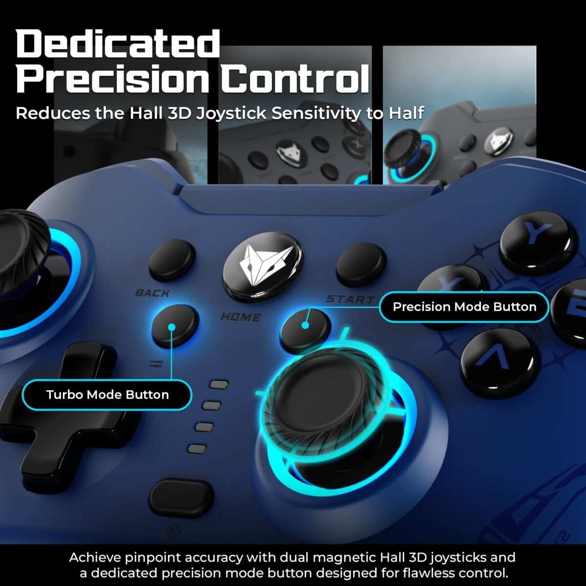 EvoFox Elite X2 Wireless Gaming Controller For PC with 1000Hz Polling ...
