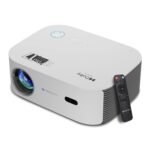ZEBRONICS ZEB-PIXAPLAY 17 (6000 lm / Remote Controller) Portable Android 1080p FHD with DOLBY AUDIO, WiFi Dual Band 2.4/5GHz, HDMI x2, USB, iOS mirroring, Miracast, Bluetooth v5.1, Ceiling mount Smart LED Projector