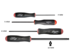 Bondhus 10699 Set of 4 Balldriver Screwdrivers ProGuard Finish