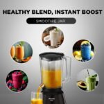 Preethi Boltz 1000 Watts Mixer Grinder, 4 Jars (3 Stainless Steel Jars, Blender Jar), Powerful Grinding for Masalas, Chutneys and Batters, Black - Image 2