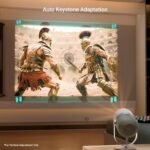 ZEBRONICS PIXAPLAY 54, Smart LED Projector, 3800 Lumens, 1080p Support, Upto 140" Screen Size, Quad Core Processor, Auto Keystone Adaptation, Bluetooth, WiFi, HDMI, USB, AUX, APP Support, Miracast - Image 2