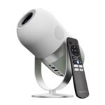 ZEBRONICS PIXAPLAY 54, Smart LED Projector, 3800 Lumens, 1080p Support, Upto 140" Screen Size, Quad Core Processor, Auto Keystone Adaptation, Bluetooth, WiFi, HDMI, USB, AUX, APP Support, Miracast