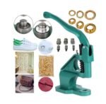 DIY Crafts Pack of 1500 Grommets, Hand Press Grommet Machine + Grommets Eyelet Tool Kit 3 Die Hand Press Grommet Machine #0#2#4 w/Grommets & Eyelet Fe - Image 3