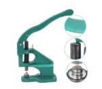 DIY Crafts Pack of 1500 Grommets, Hand Press Grommet Machine + Grommets Eyelet Tool Kit 3 Die Hand Press Grommet Machine #0#2#4 w/Grommets & Eyelet Fe - Image 2