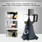 Butterfly Nexo 750W Mixer Grinder Food Processor with 6 Jars | Kneading, Chopping, Slicing, Grinding, Mincing, Grating, Juicing & Spice grinding | Evion-GT Motor with FPSS Technology | Ink Blue - Image 3