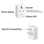 Tapo P110 16A Wi-Fi Smart Plug with Energy Monitoring | Suitable for Large Appliances like Geysers, Microwave Ovens, Air Conditioners (Works with Alexa and Google Assistant)| 4-Way Safety Protection - Image 4