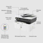 HP Laser MFP 1188fnw, Wireless, Print, Copy, Scan, Fax, 40-Sheet ADF, Hi-Speed USB 2.0, Ethernet, Up to 21 ppm, 150-sheet Input Tray, 100-sheet Output Tray, Black and White - Image 5