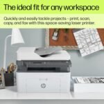 HP Laser MFP 1188fnw, Wireless, Print, Copy, Scan, Fax, 40-Sheet ADF, Hi-Speed USB 2.0, Ethernet, Up to 21 ppm, 150-sheet Input Tray, 100-sheet Output Tray, Black and White - Image 3