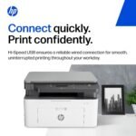 HP Laser MFP 1188a, Print, Copy, Scan, Hi-Speed USB 2.0, Up to 21 ppm, 150-sheet Input Tray, 100-sheet Output Tray, 10,000-page Duty Cycle, Black and White - Image 3