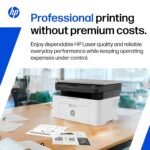 HP Laser MFP 1188a, Print, Copy, Scan, Hi-Speed USB 2.0, Up to 21 ppm, 150-sheet Input Tray, 100-sheet Output Tray, 10,000-page Duty Cycle, Black and White - Image 4