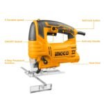 INGCO Jig Saw 570W 800-3000 RPM | 4 Step Pendulum Function 3 inch Straight-line Sander - Image 3