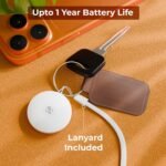 Zebronics One Tag, Worldwide Tracking Device for iOS, Apple Find My, Upto 1 Year Battery, BT v5.3, Anti-Lost & Loud 80dB Alert, No SIM Needed, MFi Certified, for Keys, Wallets, Luggage, Gadgets, etc. - Image 2