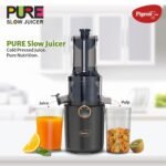 Pigeon by Stovekraft Pure Slow Juicer| 250W Motor| Nutrient Rich Juice| All-in-1 Fruits & Vegetable Juicer| Maximum Juice Extraction Auger | Separate Juice & Pulp Cups - Image 3