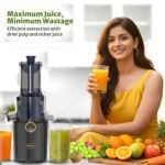 Pigeon by Stovekraft Pure Slow Juicer| 250W Motor| Nutrient Rich Juice| All-in-1 Fruits & Vegetable Juicer| Maximum Juice Extraction Auger | Separate Juice & Pulp Cups - Image 4