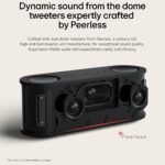 LG XBOOM Bounce Wireless Portable Bluetooth Speaker, Upward Dual Passive Radiators, AI Sound, AI Lighting, 30Hrs Playtime, Bass Boost, IP67 Water & Dustproof, Built in Power Bank, Carrying Strap - Image 3